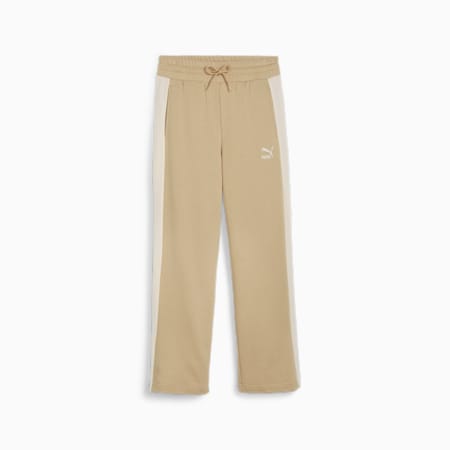 Damskie spodnie ICONIC T7 o prostym kroju, Prairie Tan, small
