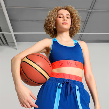 STEWIE Dawn Women's Basketball Bra, Cobalt Glaze, small-AUS