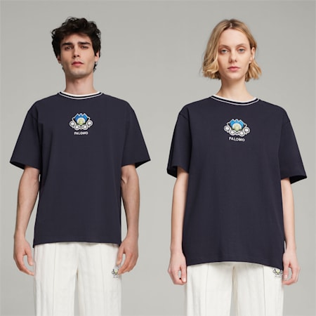 PUMA x PALOMO Graphic T-shirt, New Navy, small