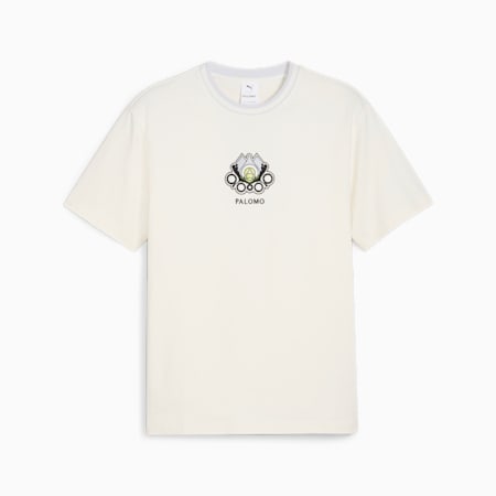 T-shirt à imprimé PUMA x PALOMO, Warm White, small-DFA