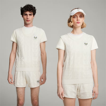T-shirt PUMA x PALOMO, Warm White, small