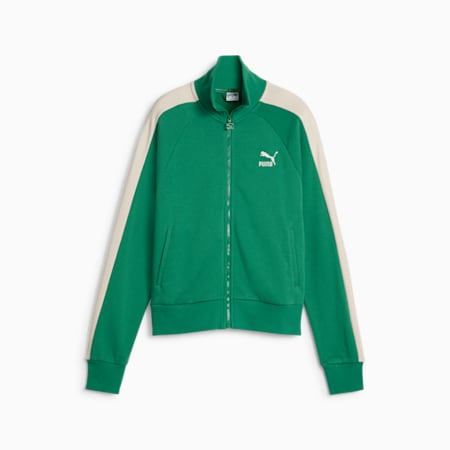 ICONIC T7 Women's Track Jacket, Archive Green, small-AUS