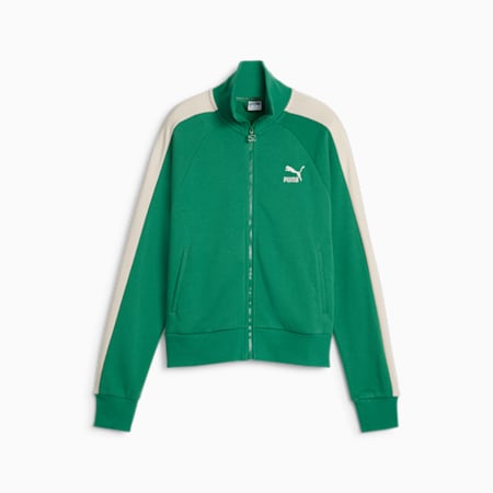 ICONIC T7 Women's Track Jacket, Archive Green, small