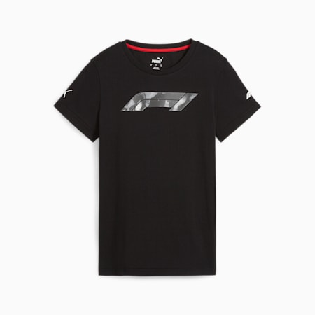 PUMA x F1® Women's Graphic Tee, PUMA Black, small-AUS