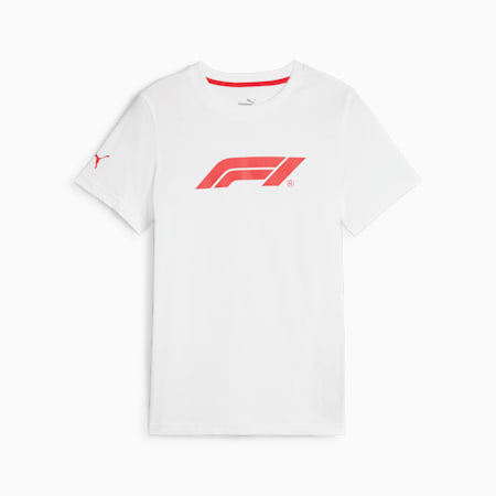 T-shirt à logo F1® ESS+ Enfant et Adolescent, PUMA White, small