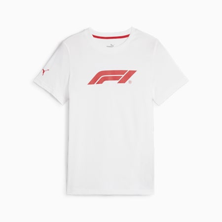 Młodzieżowa koszulka F1 ESS w wyścigowym stylu, PUMA White, small