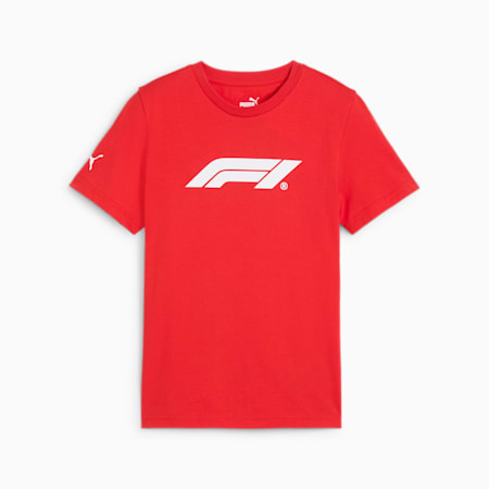 T-shirt à logo F1® ESS+ Enfant et Adolescent, Pop Red, small