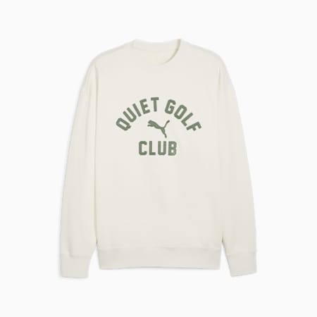 PUMA x QUIET GOLF CLUB Men's Sweatshirt, Warm White, small