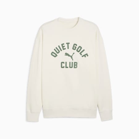 PUMA x QUIET GOLF CLUB Men's Sweatshirt, Warm White, small