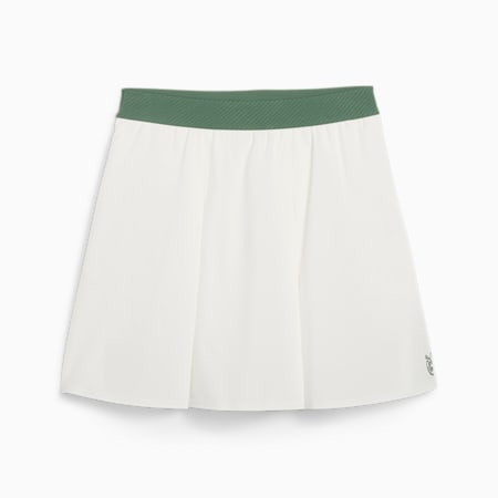 PUMA x Quiet Golf Contemporary Women's Pleated Skirt, Warm White, small-SEA