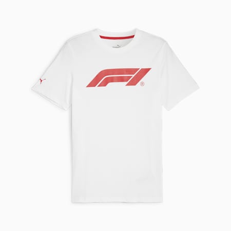 F1® ESS Men's Motorsport Logo Tee, PUMA White, small