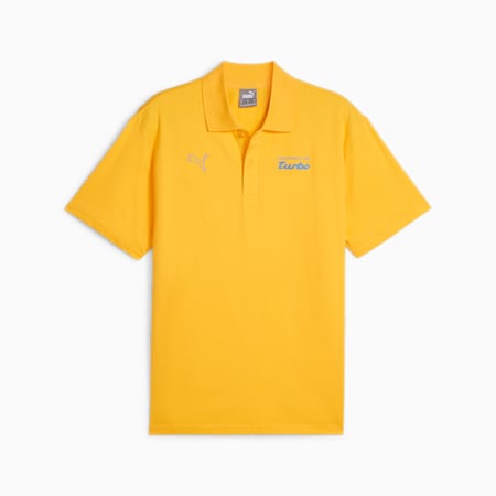 Porsche Legacy ESS Men's Motorsport Polo, Sport Yellow, small-THA