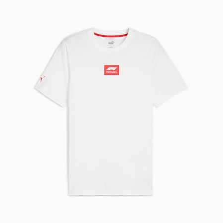 F1® ESS Men's Motorsport Logo Tee +, PUMA White, small