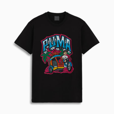 MELO x MANILA Tee, PUMA Black, small-PHL