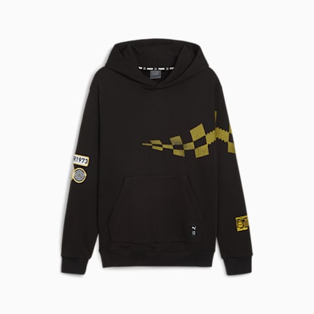 Porsche Legacy Hoodie, PUMA Black, small-THA