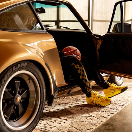 Porsche Legacy Sweatpants Men, PUMA Black, small-AUS