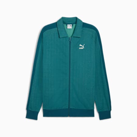 T7 Track Jacket Men, Cold Green, small