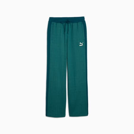 T7 Relaxed Track Pants Men, Cold Green, small