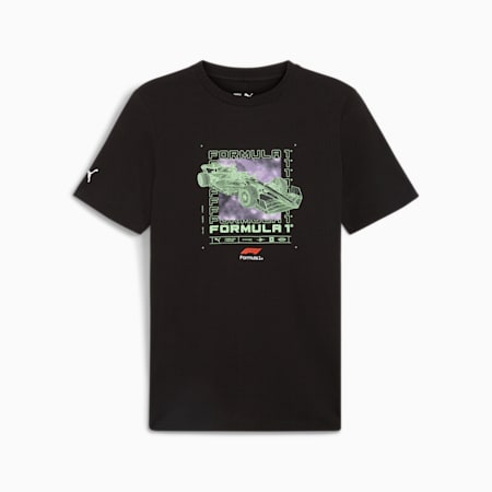 F1® Logo Graphic Tee Men, PUMA Black, small