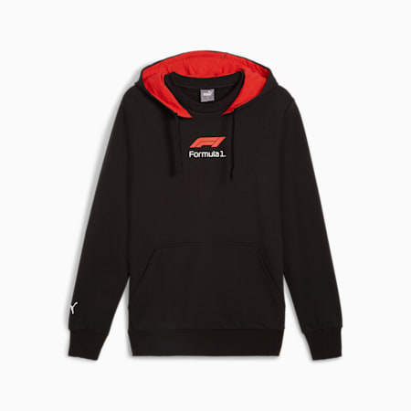 F1® Men's Graphic Hoodie, PUMA Black, small-AUS