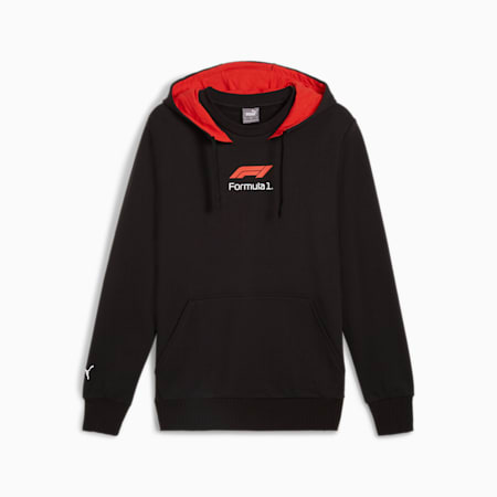 F1® Men's Graphic Hoodie, PUMA Black, small-NZL