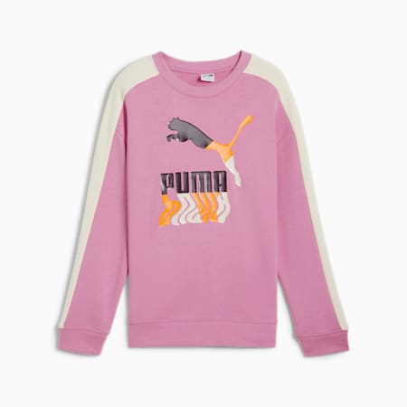 T7 Long Sleeve Crew Youth, Mauved Out, small