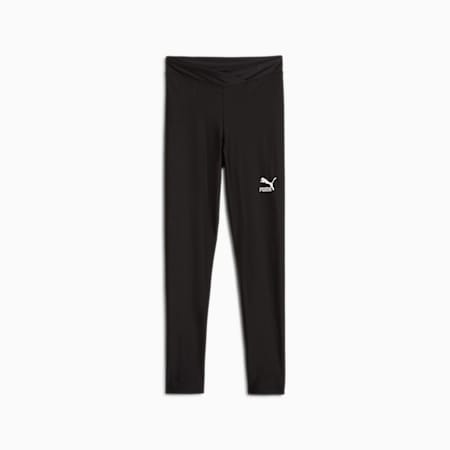 CLASSICS Seasonal Leggings - Girls 8-16 years, PUMA Black, small-AUS