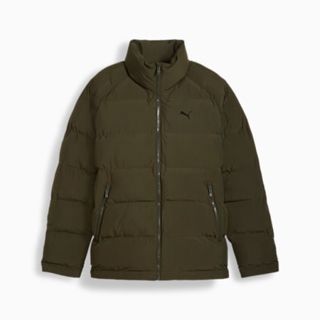 Monomaterial Jacket Men, Dark Olive, small