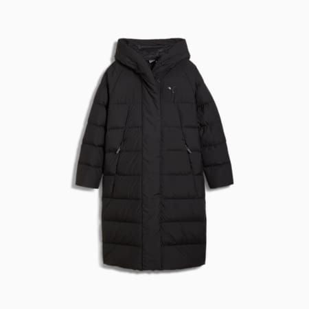 Long Down Coat Women, PUMA Black, small