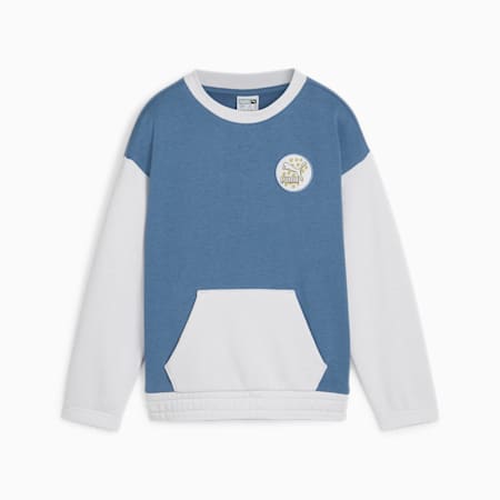 CLASSICS PUMA FC Crew - Kids 4-8 years, Blue Horizon, small-AUS