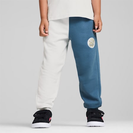 CLASSICS PUMA FC Sweatpants - Kids 4-8 years, Blue Horizon, small-AUS