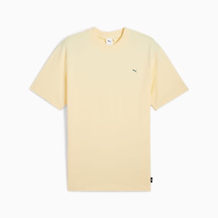 T-shirt Run In Pumas GRAPHICS Homme, Creamy Vanilla, small