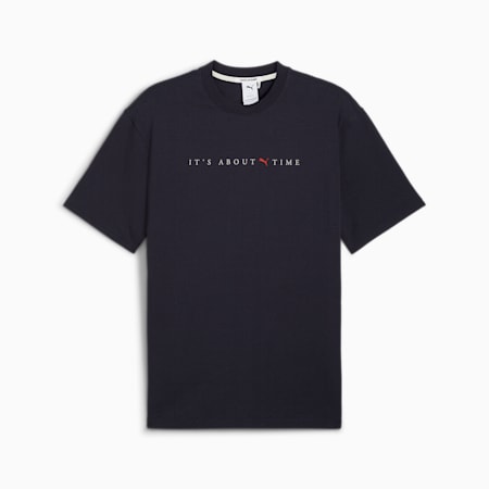 MMQ Graphic T-Shirt für Herren, New Navy, small