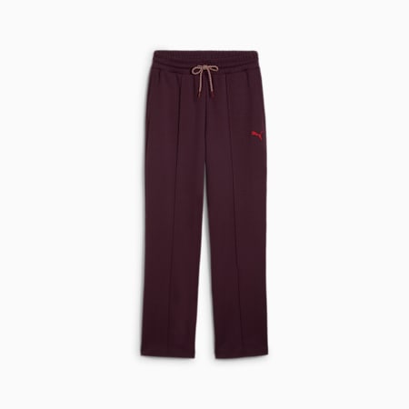 CLASSICS joggingbroek met plooieffect voor dames, Midnight Plum, small