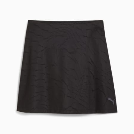 DARE TO Raised Texture Skirt Women, PUMA Black-AOP, small