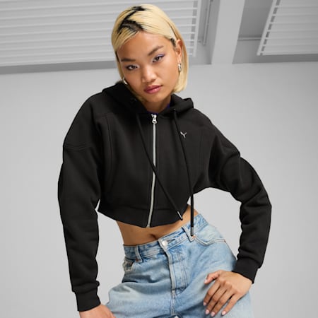 THE FAST RACE Women s Hoodie PUMA Black PUMA Shop All Puma PUMA