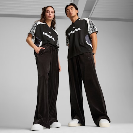 T7 Oversized Track Pants Unisex, PUMA Black, small