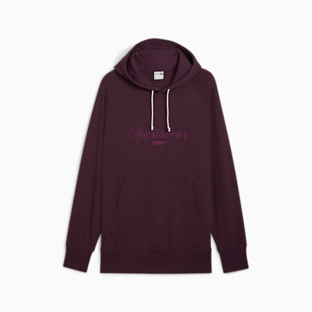 CLASSICS+ Relaxed Hoodie Men, Midnight Plum, small