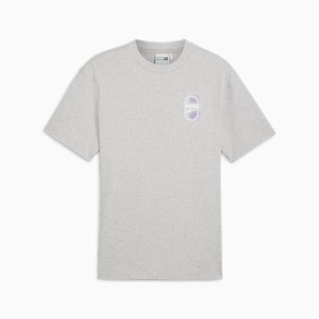 T-shirt à imprimés DOWNTOWN 180 Enfant et Adolescent, Light Gray Heather, small