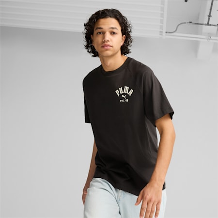 PLAY LOUD CLASSICS Relaxed Graphic Tee Men, PUMA Black, small-PHL