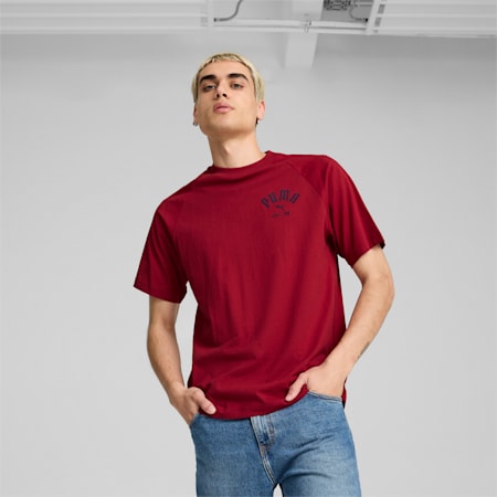 PLAY LOUD CLASSICS Relaxed Graphic Tee Men, Intense Red, small-AUS