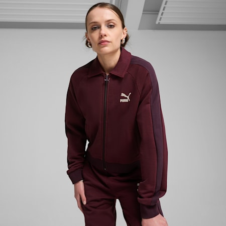 T7 Trainingsjacke Damen, Midnight Plum, small