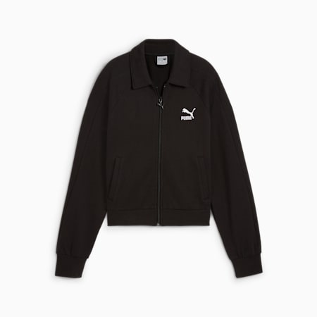 T7 Track Jacket Women PUMA Black Alpine Snow PUMA Shoes PUMA