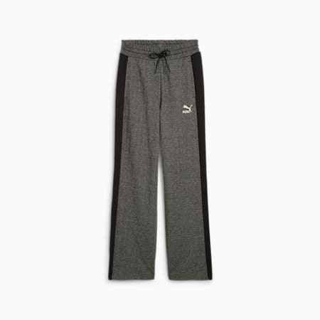 Pantalon de survêtement à taille haute T7 Femme, PUMA Black-Alpine Snow, small