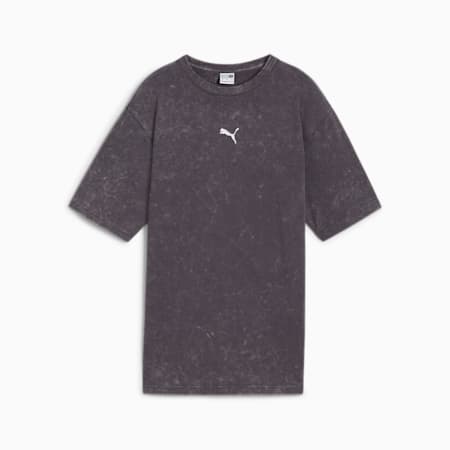 T-shirt délavé oversize DARE TO Femme, Galactic Gray, small