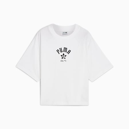 T-shirt CLASSICS da donna, PUMA White, small