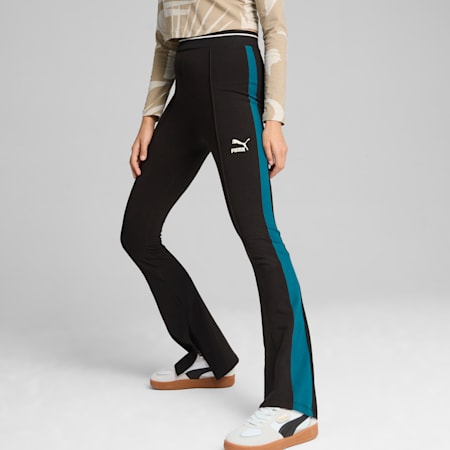 T7 Flared Leggings Damen, PUMA Black, small