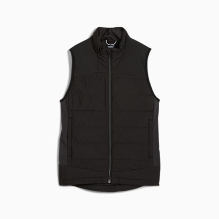 Kyley Quilted Golf Vest Women, PUMA Black, small