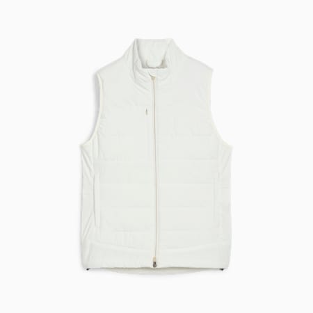 Kyley Quilted Golf Vest Women, Warm White, small