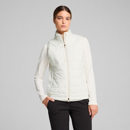 Gilet de golf matelassé Kyley Femme, Warm White, small